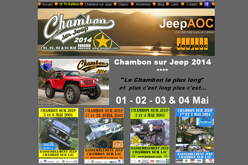 Jeepaoc est un club regroupant un certain nombre de passionnés de tout-terrain de la marque Jeep.