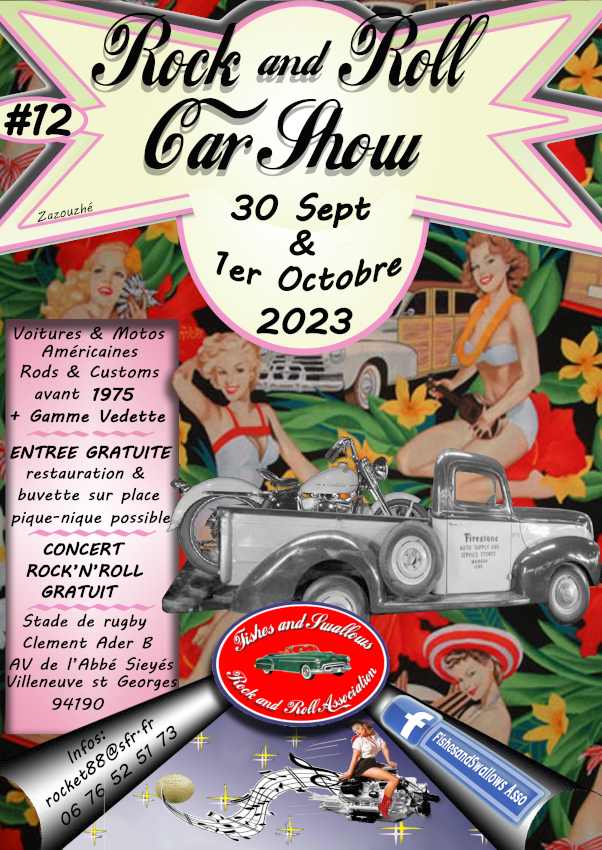 Rock And Roll Car Show 2023