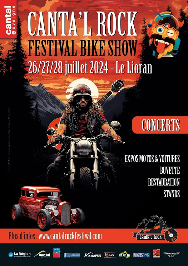 Cantal Rock Festival Bike Show 2024